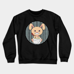 All I Need is chinese food and rabbits, chinese food and rabbits, chinese food and rabbits lover Crewneck Sweatshirt